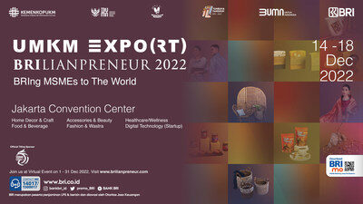 На выставке UMKM EXPO(RT) BRILIANPRENEUR 2022 года были представлены 500 ММСП