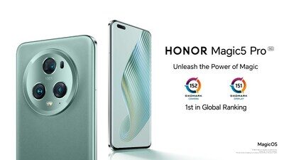 HONOR Magic5 Pro занял верхнюю строчку рейтинга DXOMARK благодаря камере и дисплею